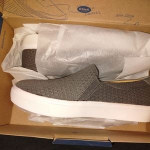 Dr. Scholl's Gray flat slide on shoes